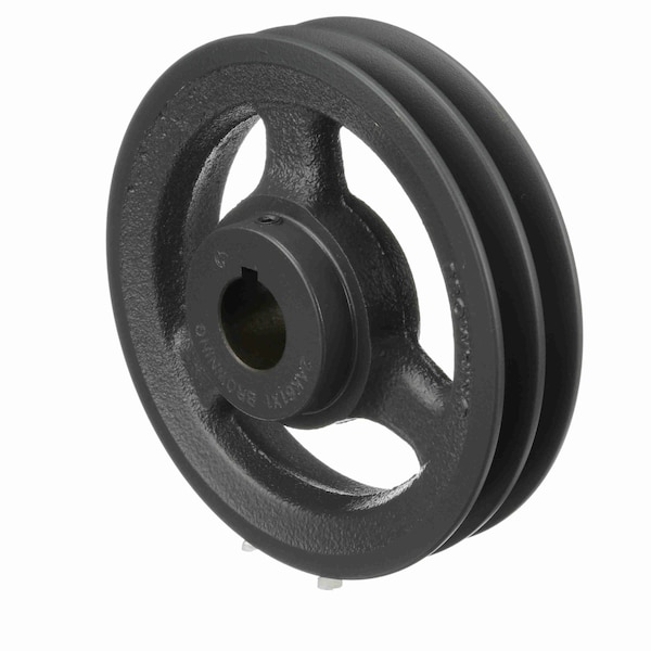 2 Groove Cast Iron Fhp - Finished Bore Sheave, 2AK61X1
